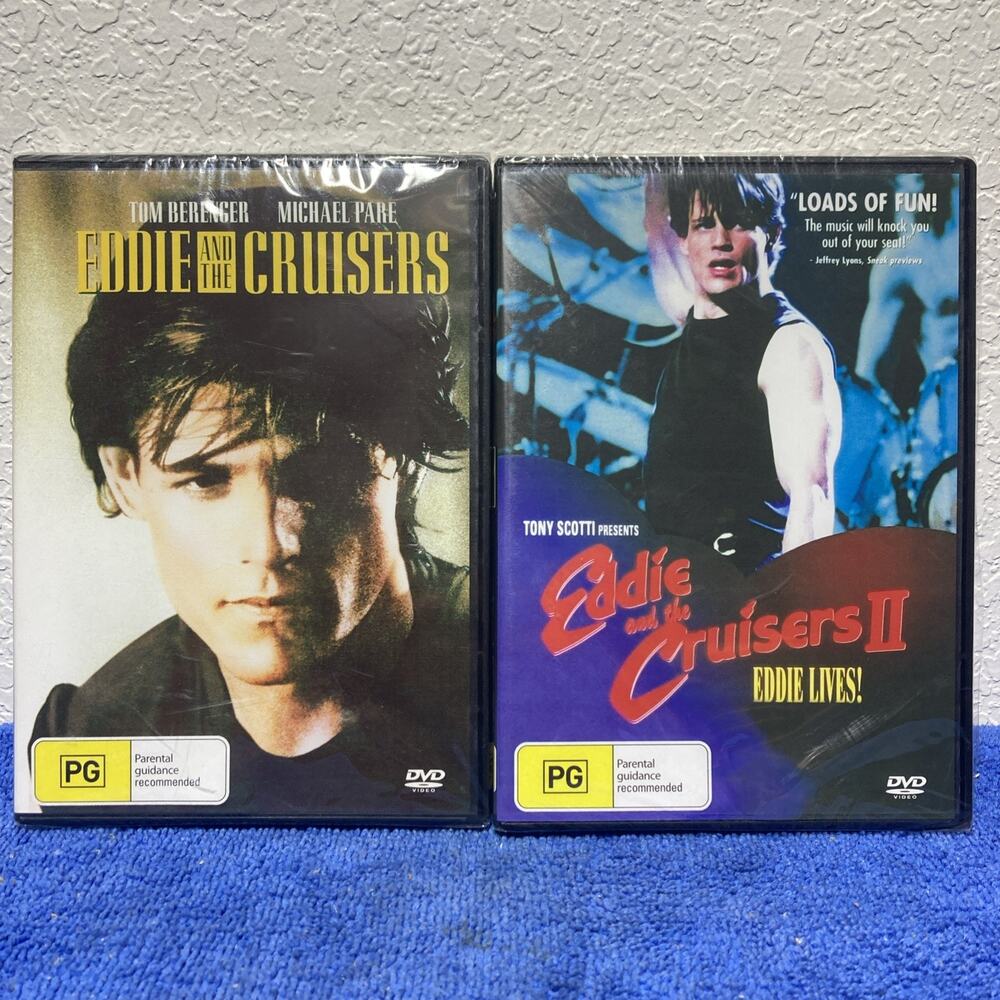 Eddie and the Cruisers I & II (1983/1989) DVD Bundle NEW (USA Compatible) 1-2